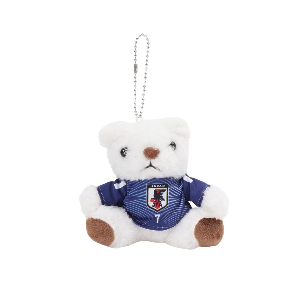 JFA Soccer Japan National Team Uniform Bear Key Holder 2026 (SAMURAI BLUE) STADIUM LINE JO537