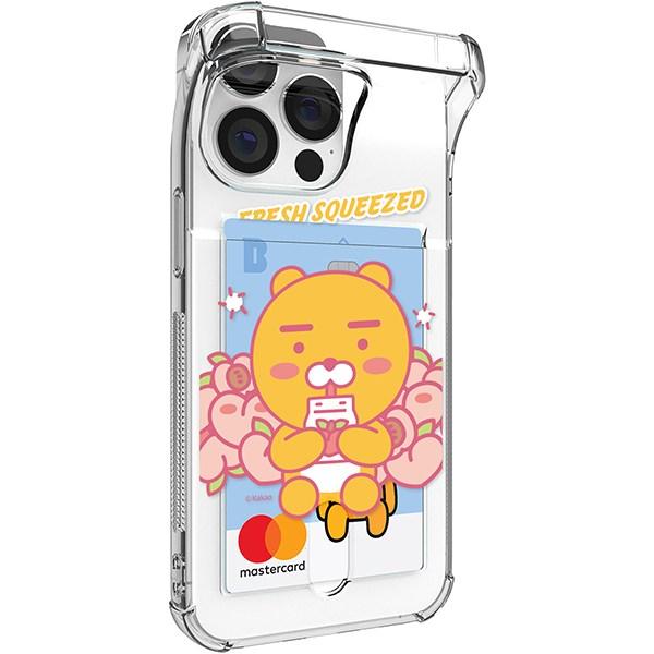 

Kakao Friends Just Apeach Transparent Bulletproof Card Cell Phone Case, Koreas best character