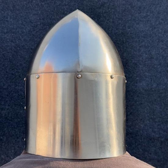 Templar Crusader Helmet Authentic Helmet Medieval Great Helmet 12th Century Cosplay
