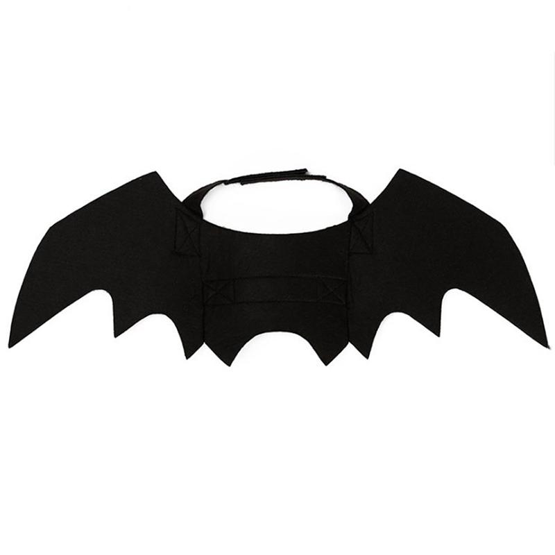 Ali di Pipistrello Nere Cosplay per Cane Gatto Costume Festa Halloween Decorazione