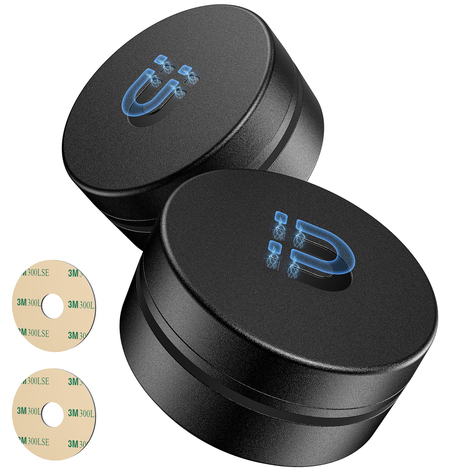 

Магнитный чехол RoboRobin для AirTag 2 шт. Велосипедный противоугонный водонепроницаемый с 3M лентой Встроенный мощный магнит N52 Сверхлипкий защитный чехол для Air Tag