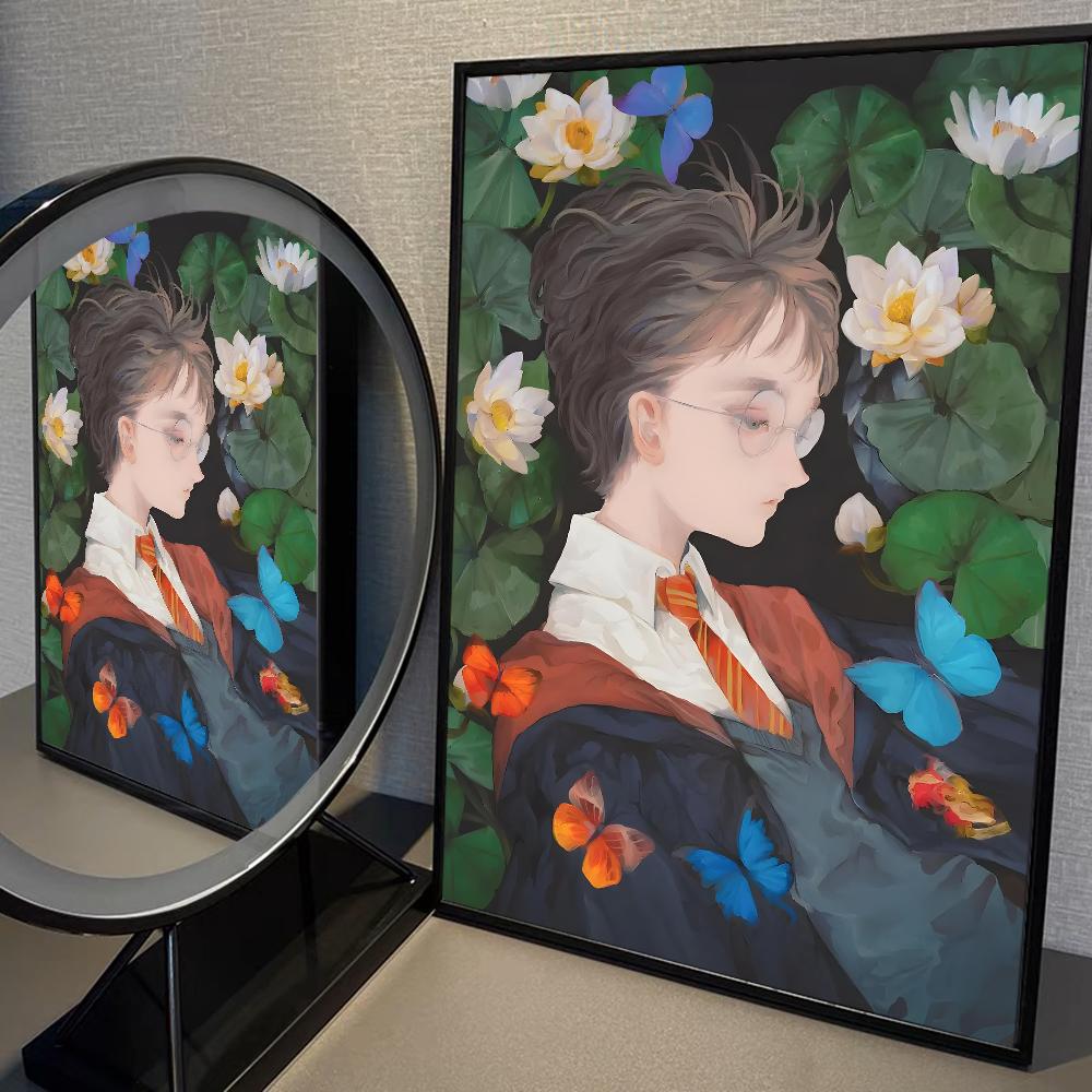 Wizarding World Yume Fantasy Anime Whitepaper Poster HD Qualität Poster Wandkunst Gemälde Arbeitszimmer Wanddekoration