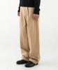 Leondi Straight Tuck Loop Pants - Beige