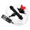 3/ 4 Inch Irrigation Venturi Injectors Device Agriculture Irrigation Tube Garden Water Tube ( Black )