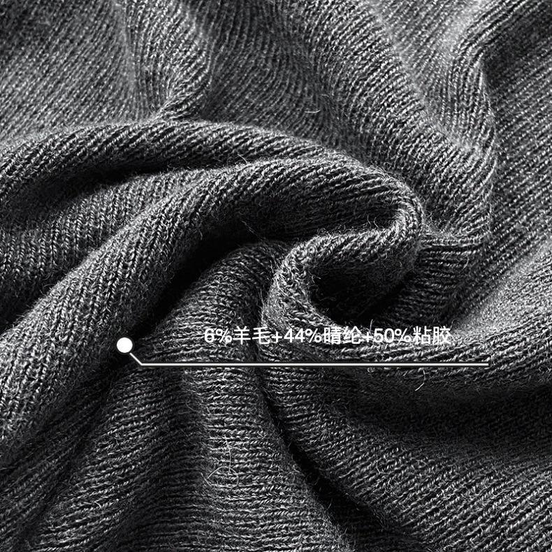 Women's French-Style One-Shoulder Wool Knit Slim Fit Sweater