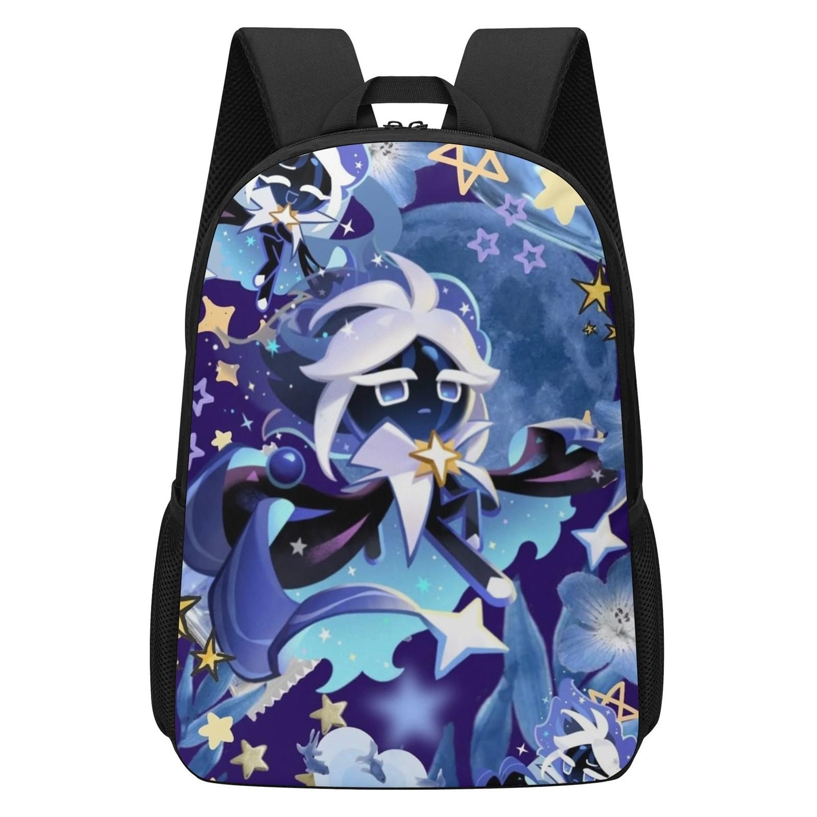 

Повседневная сумка через плечо с рисунком из мультфильма для учеников младших классов средней школы, рюкзаки большой вместимости One Size