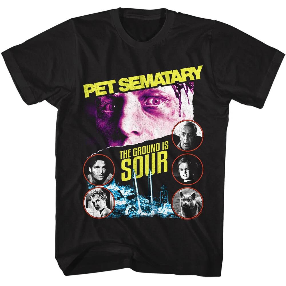 Pet Sematary Movie The Ground Is Sour Cast Photo Collage Men s T Shirt S