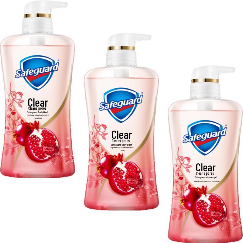 Safeguard Skin Renewing Red Pomegranate Shower Gel