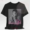 JACOB ELORDI Babygirl T-Shirt Gen Z Virales Meme Euphoria Nate Jacobs Vintage Gewaschen Grafik Atmungsaktiv Bequem Leicht
