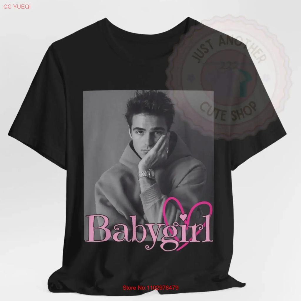 JACOB ELORDI Babygirl T-Shirt Gen Z Virales Meme Euphoria Nate Jacobs Vintage Gewaschen Grafik Atmungsaktiv Bequem Leicht