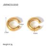Stainless Steel Earrings - Luxurious and High-end Ear Accessories Featuring Diamonds. Titanium Steel Jewelry for Women.