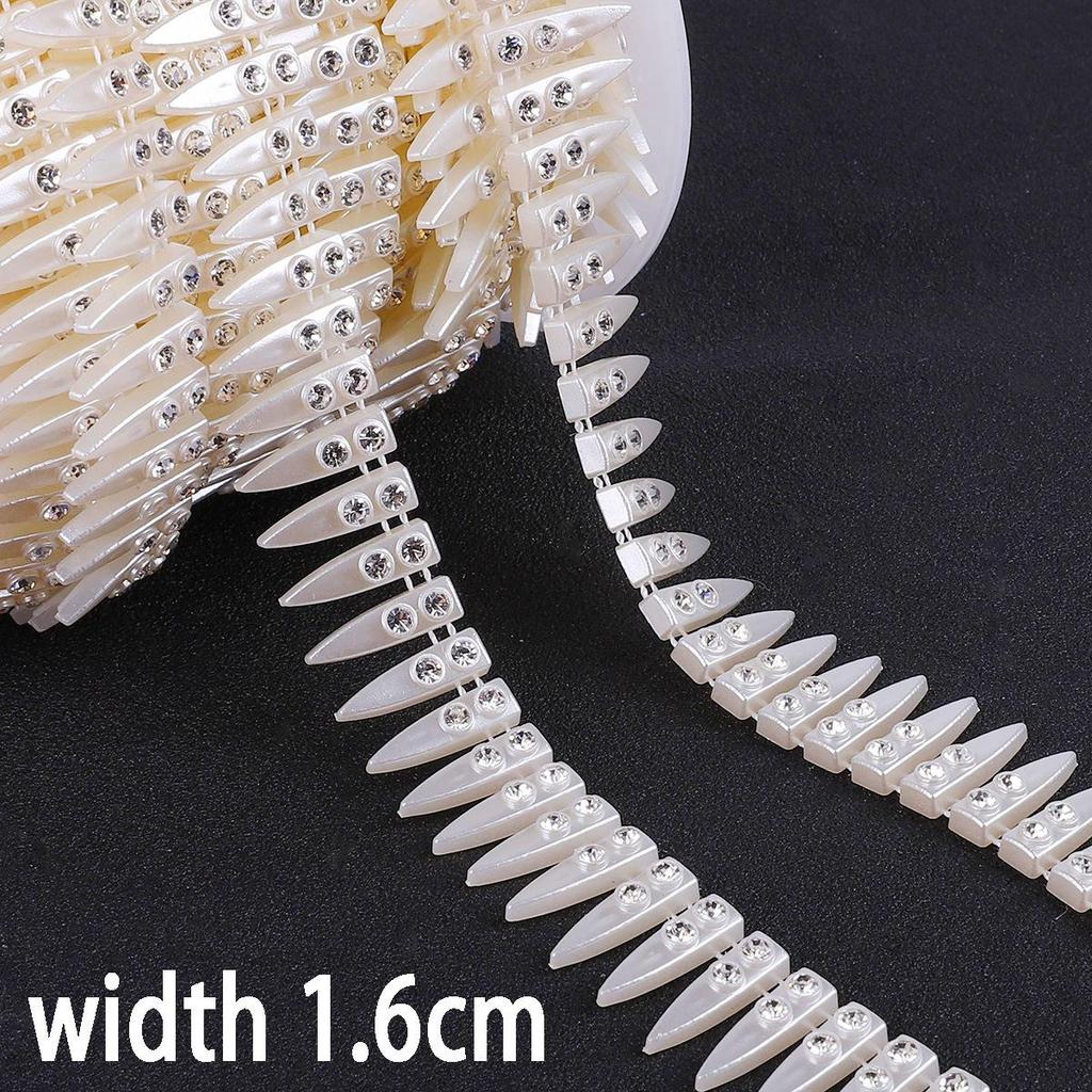 Round Sun Rose Double Pearl Chain for Wedding & DIY Hair Accessories