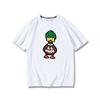 2026 New Summer Cartoon Duck Cartoon Printed Tshirt for Cool Childrens Clothing Pure Cotton Round Neck Parentchild Outfit