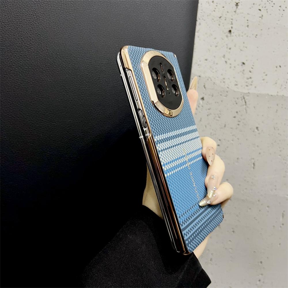 For Huawei Mate X7 Case Grid Pattern Hard PC Phone Cover
