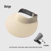 2025 Women's Open-Top Visor Hat: Large Brim UV Protection for Outdoor Spring