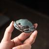 Ceramic Small Crab Tea Pet Decoration Handcrafted Creative Table Decoration Green Ceramic Crab Tea Pet Decorative Ornaments