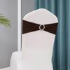Chair Sashes Bows Wedding Lycra Chair Spandex Bands Stretch With Buckle For Chair Covers Decoration Party Dinner Banquet