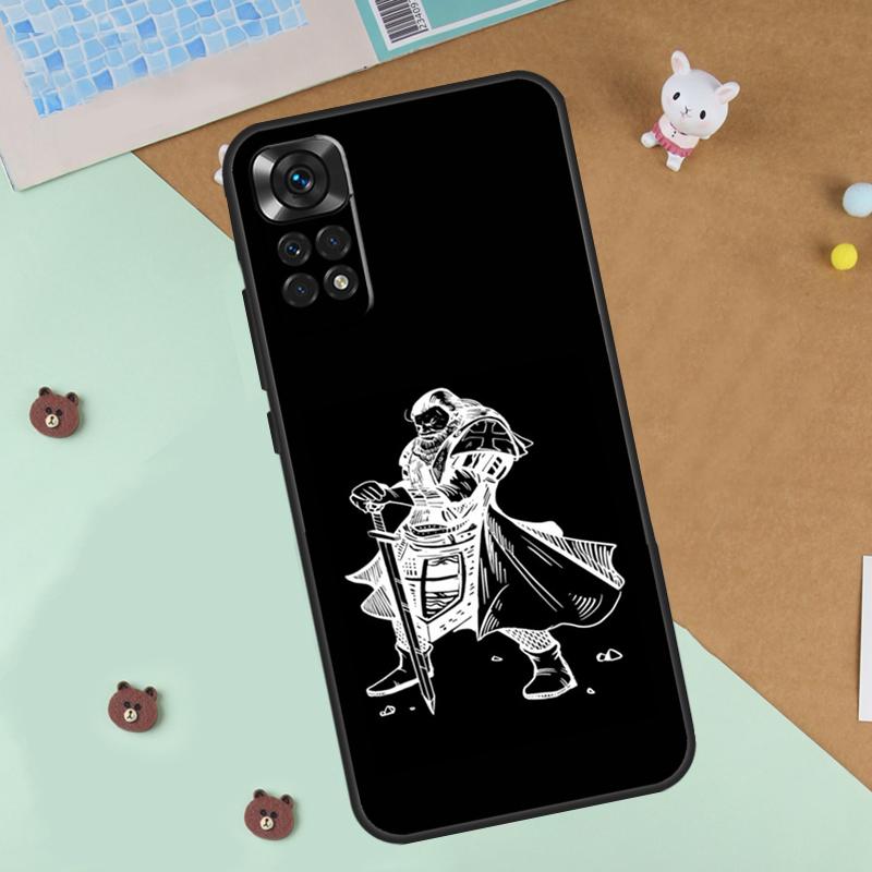 Christian Templar Knights Case For Xiaomi Redmi Note 13 12 11 9 10 14 Pro 10S 11S 12S Cover For Redmi 13C 10C 12C 14C