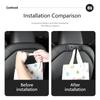 For Tesla New Model Y Juniper/Model 3 Highland 2025 ABS Seat Back Hook Multiple Hooks Foldable Design Glove Box Hook Accessories
