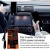 Power Inverter DC 12V/24V To AC 220V Transformer with USB Universal Socket Charge with LED Display for RV Truck Car Supply
