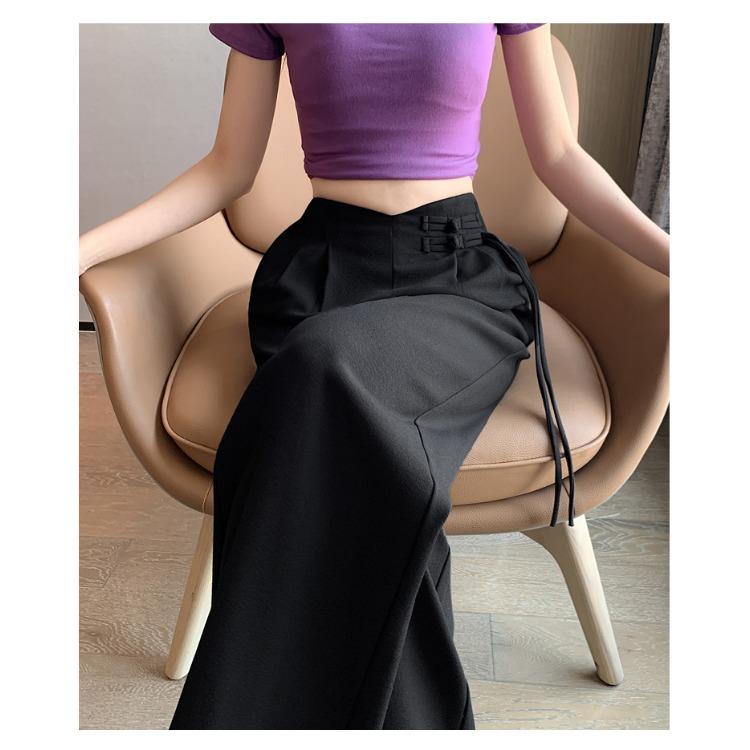 Pantalones anchos de lino elegantes y cómodos para mujer, de cintura alta y perfectos para el verano