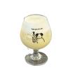Korean Style Cute Puppy Glass Goblet: Dessert, Wine, Juice, Sparkling Water Cup