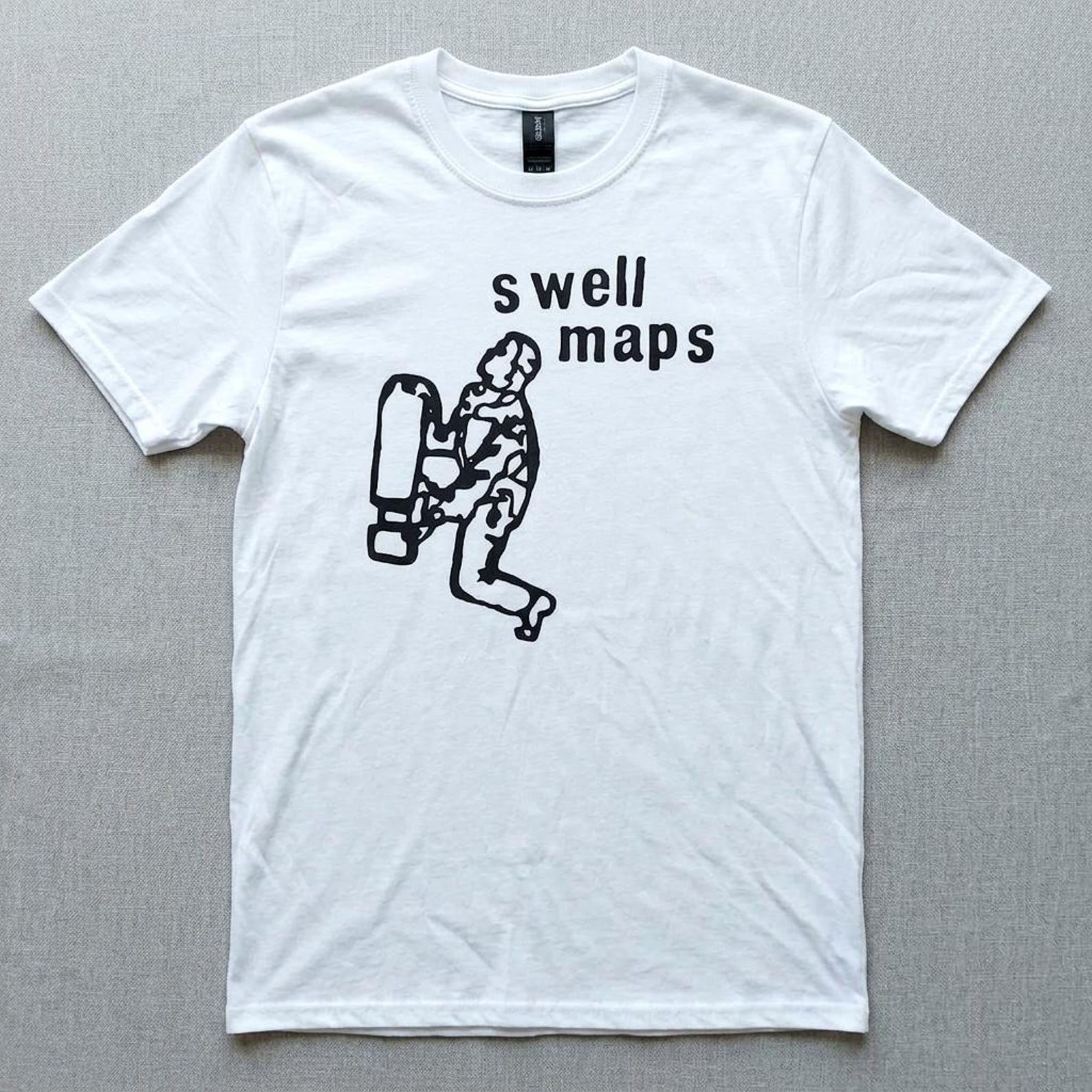 SWELL MAPS Marineville T shirt, 80s Post Punk Tee Experimental DIY Indie Band Shirt Vintage Style Graphic S