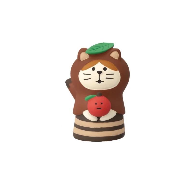 Crafts Small Ornaments for Autumn Harvest Season Trendy Japanese Style ZAKKA Cat INS Bonsai Food and Decorative Resin Figurines