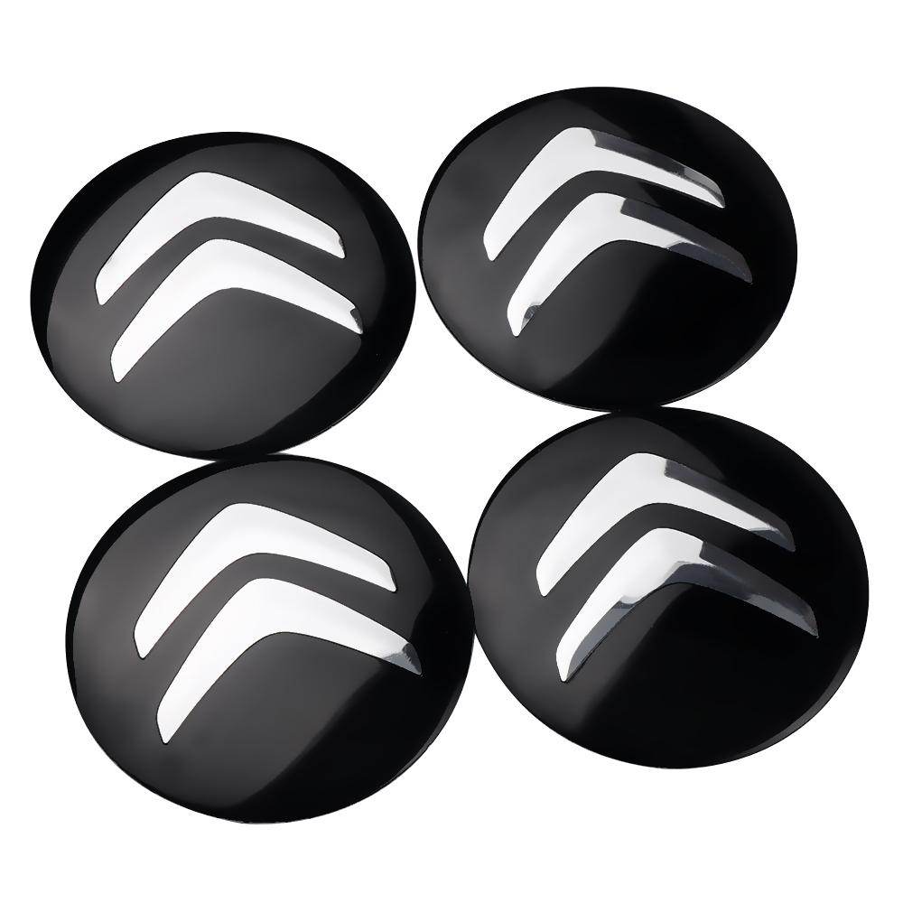 

4Pcs Car Styling Aluminum Wheel Center Hub Caps Stickers For Citroen C4 C3 Xsara C-Elysee C5 C1 DS DS3 DS5 DS4 Jumper Picasso 4PCS