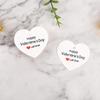 2026 Valentine's Day Heart-shaped Kraft Paper Gift Tag