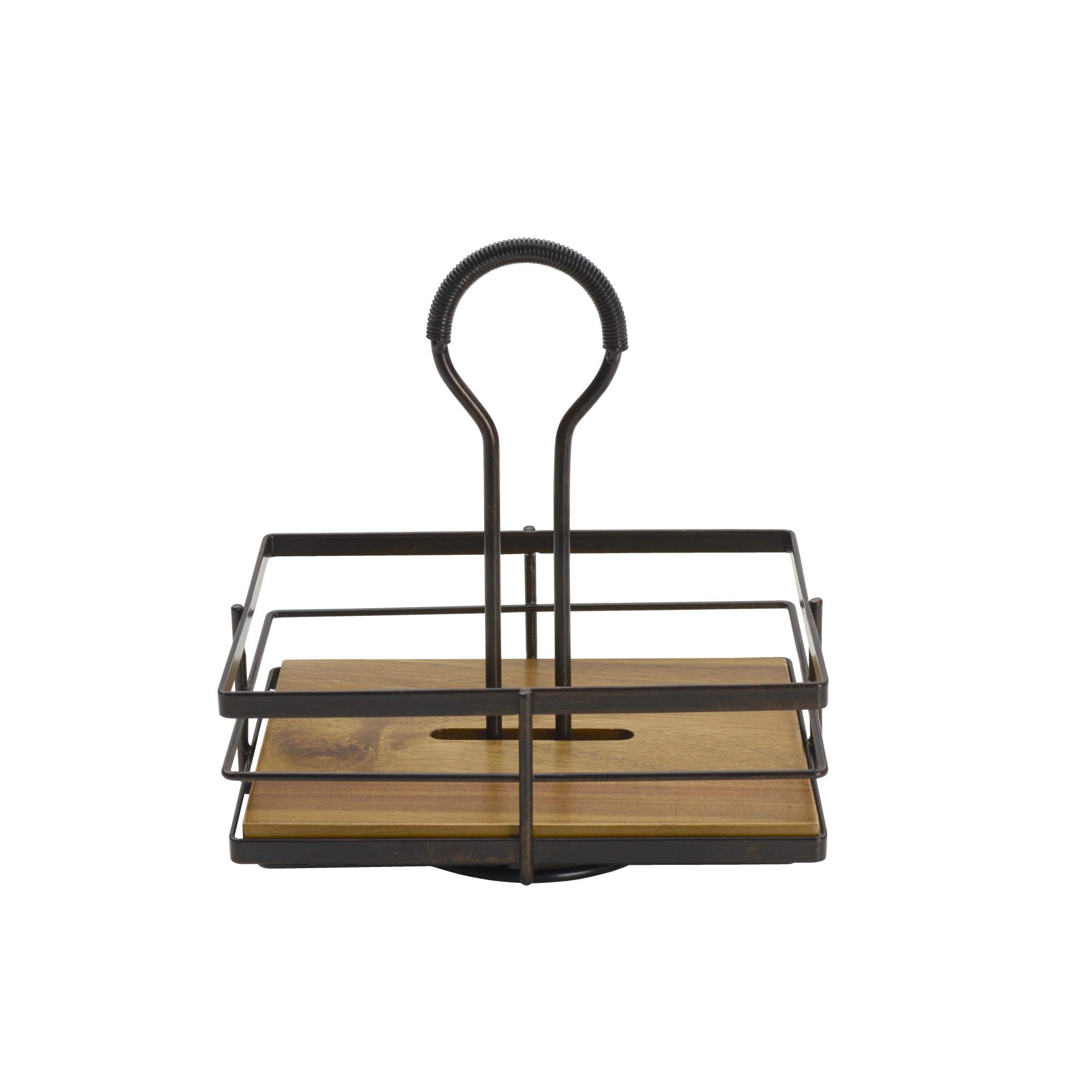 

Mikasa Nova Acacia Gourmet Basics Деревянная вращающаяся подставка для приправ, 8,75 дюйма, Черный, 5270309