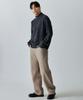 LXT Brushed Cotton Back Elastic Semi-Wide Chino Pants [Beige]