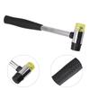 1pc Double Face Tap Rubber Hammer 25mm Multifunctional Glazing Window Beads Hammer For Wood Plastic Jewelry Crafts DIY Tools
