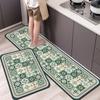 VIKAMA Modern Retro Light Luxury Premium Feeling Floor Mats Non-slip Durable Living Room Kitchen Bathroom Home Decoration