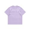 Fila Fusion Solid Color Round Neck Pullover Loose Short Sleeve Drop Shoulder T-Shirt Unisex Tops Fantasy-Purple T11U313102F-VT