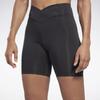 Reebok Knit Training Slim Fit Mid Rise Fitness Shorts Women shorts Black HT4921