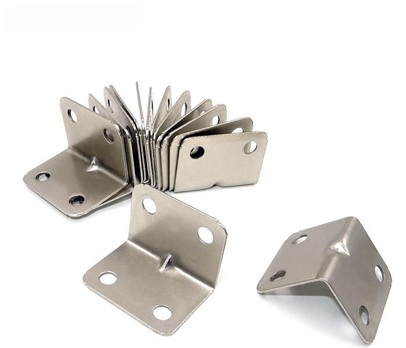 10pcsAngle Iron Plank Table, Chair, Cabinet, Wardrobe Fixed Connector 90 Degrees Right Angle L-shaped Support