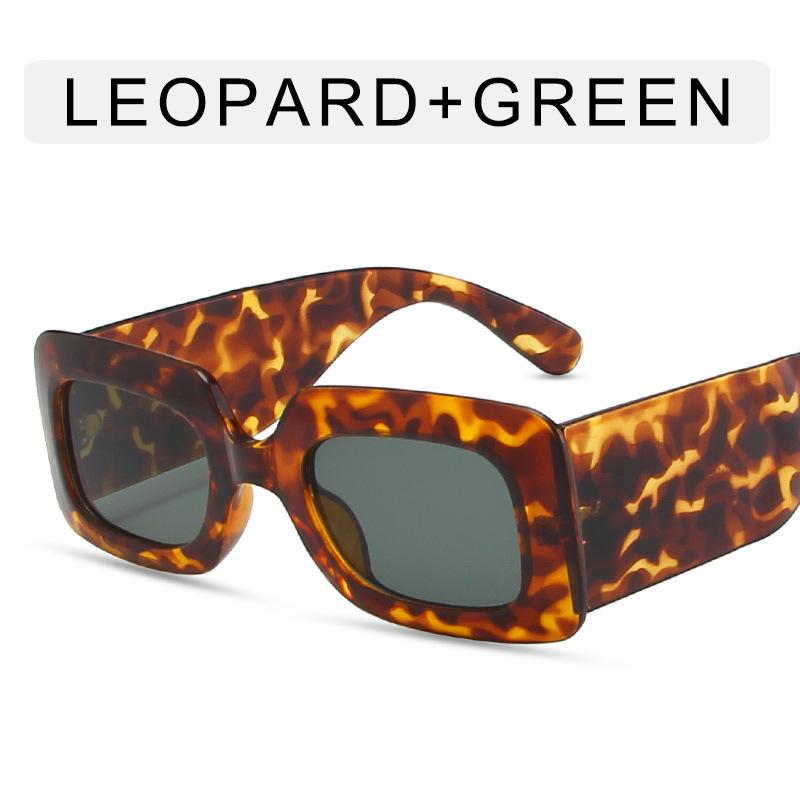 European American Style Women Sun glasses Rectangle Shape Wide Leg Women's Sunglasses New Stylish Man Sunglasses