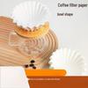 Bowl-Shaped Coffee Filter Papers