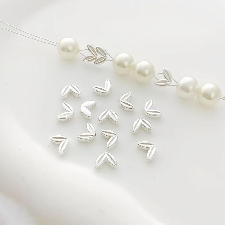 20Pcs Sophisticated Beads Separators with Double Holes Multipurpose Spacer Beads Necklaces Bracelets Making Accessories