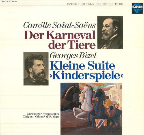 

LP Record OTHMAR F M MAGA, NURNBERGER SYMPHON - Saint Saens Der Karnval Der Tiere / INT120881 SAPHIR 1976 Germany Classical Used