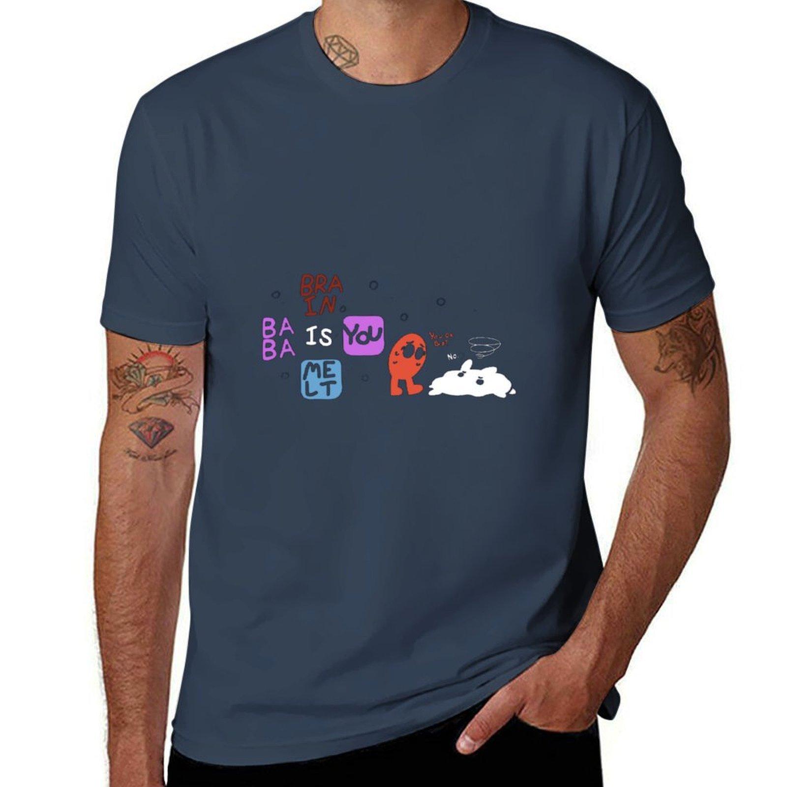 Baba is you Brain is Melt TShirt Basic Lightweight Short Sleeve Tee S