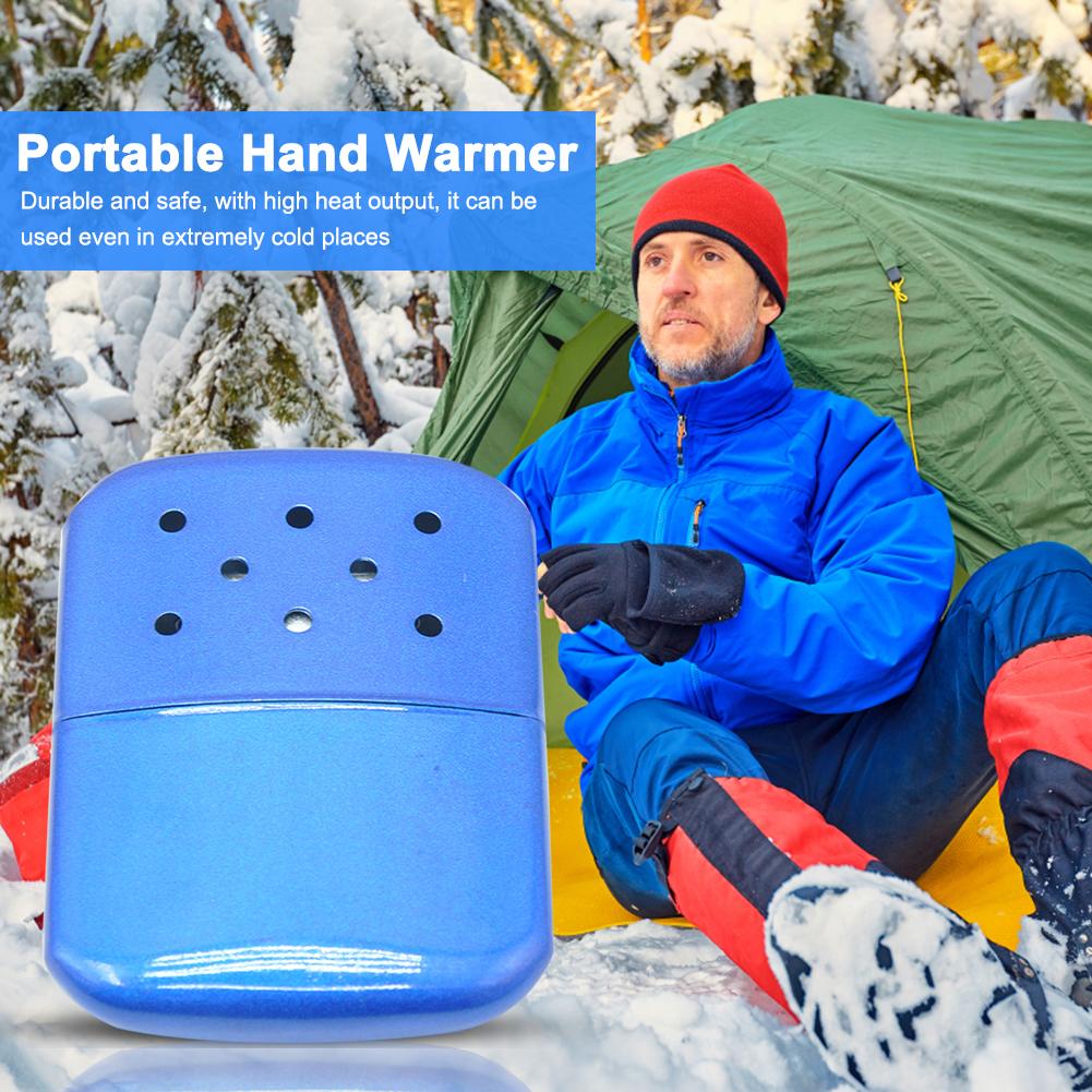Metal Pocket Handy Hand Warmers Reusable Refillable Portable Mini Fuel Hand Warmer Winter Accessories Ultralight Equipment