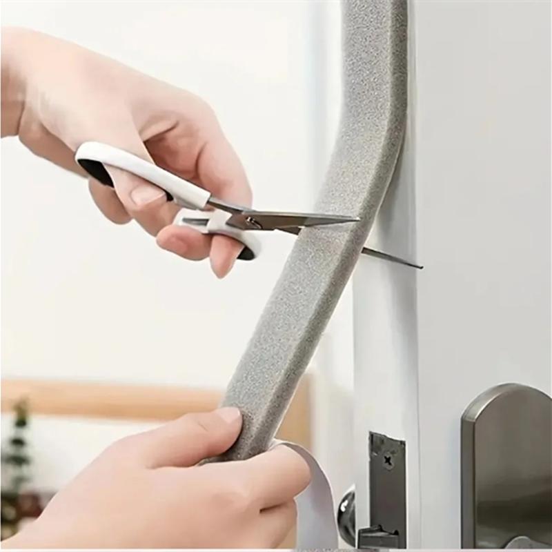4m Foam Window Sealing Strips Windproof Sound-Proof Door Weather Stripping Dustproof Self-adhesive Tape Door Seam Sealing Strip