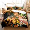 Deep Rock Galactic Dark Cave Space Mining Game Bedding Set Duvet Cover + 2 Pillowcases Teen Gaming Room Decor