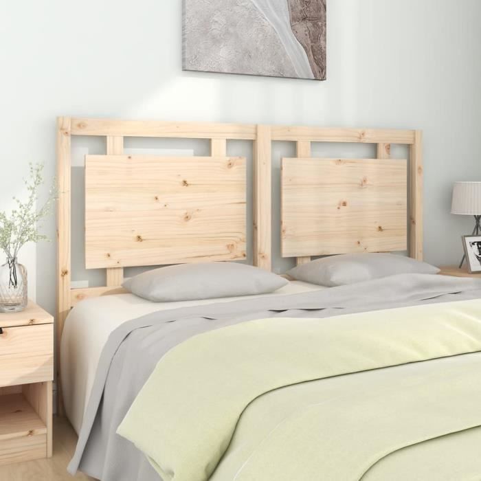 VidaXL Headboard 155.5x4x100 Cm Solid Pine Wood 817945