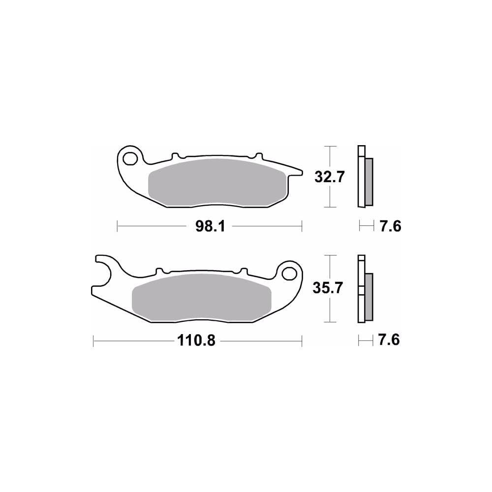 Brembo SERIEORO 07GR03CC Pastiglia Freno CC (SERIEORO)