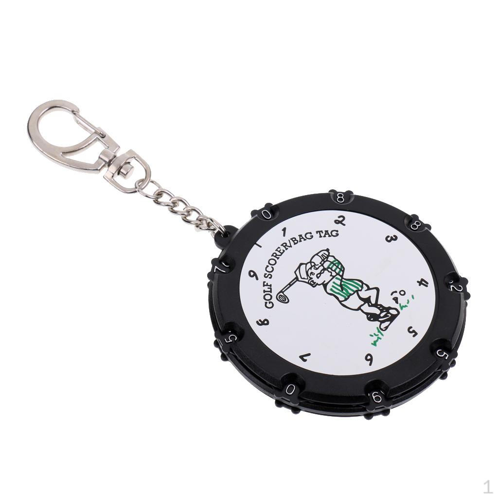 

18 Holes Golf Counter Round Scoring Keychain Accessories