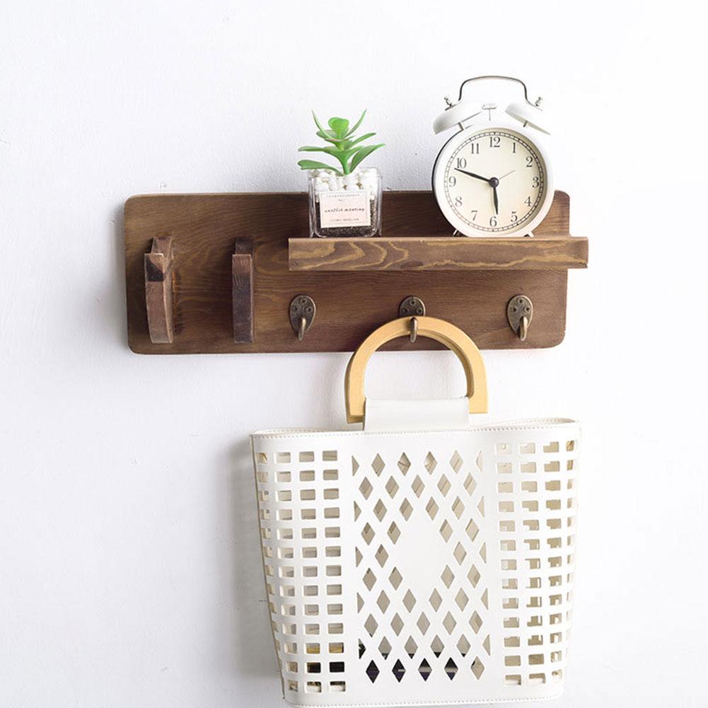 Guitar Stand Guitar Holder Wall Mounted Guitar Bracket Wooden Hanging Rack Guitar Hanger With Pick Holder And 3 Hooks Wall Decor