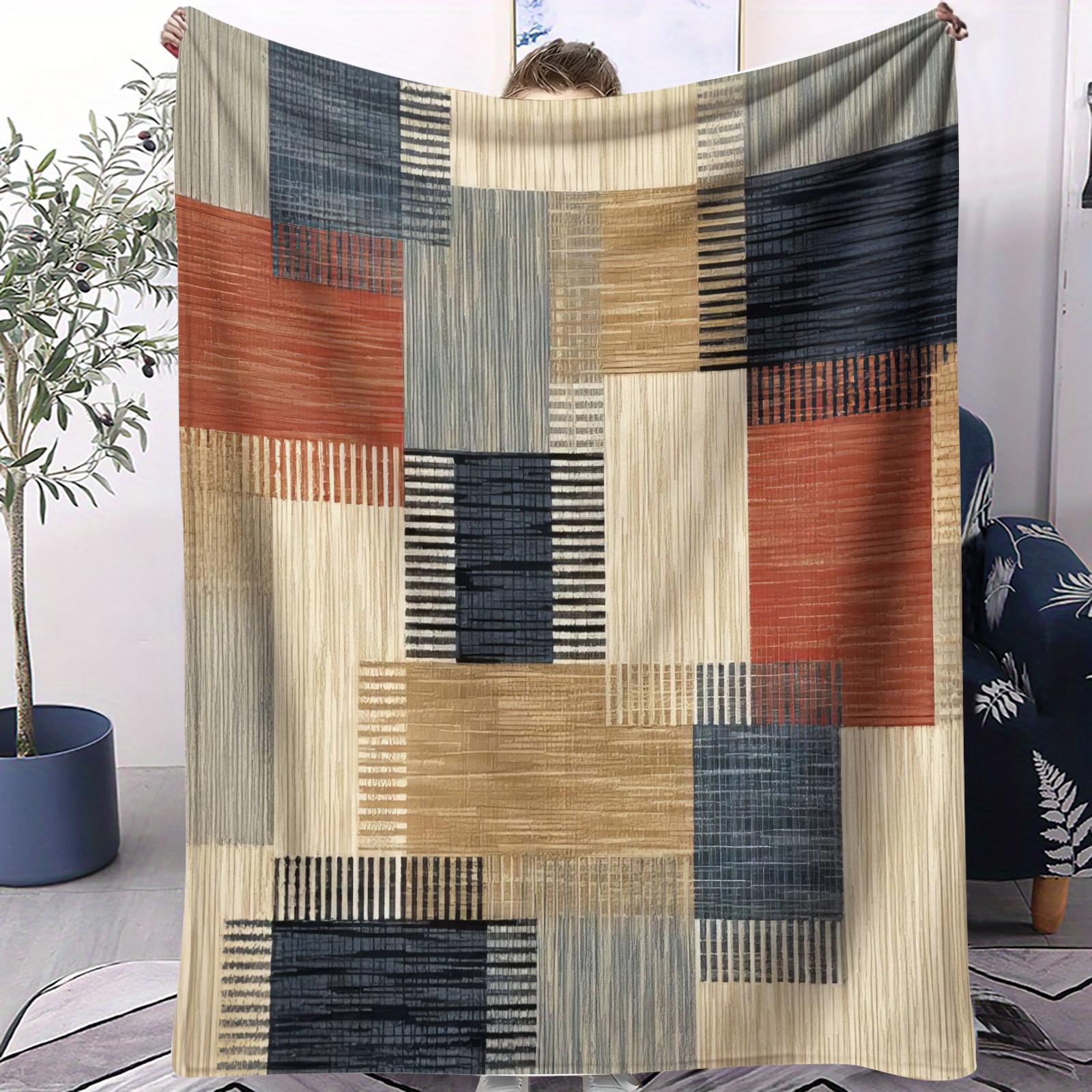 Advanced Texture Fashionable And Artistic Sofa Blanket Soft And Comfortable Sofa Decorative Blanket Warm Decorative Blanket 70x100cm